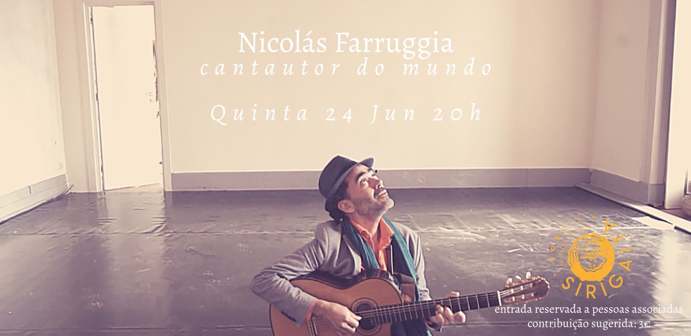 Nicolás Farruggia / concerto + jantar