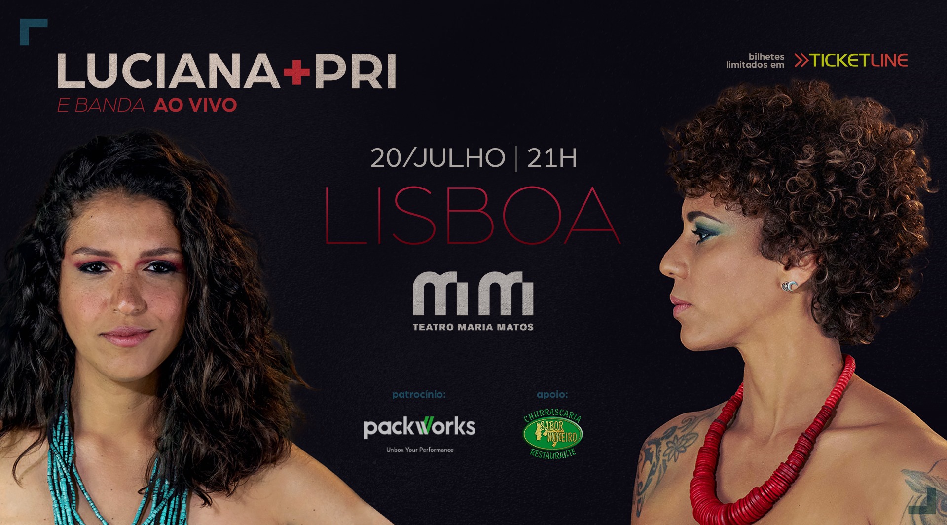 Luciana + Pri e banda - Ao Vivo em Lisboa