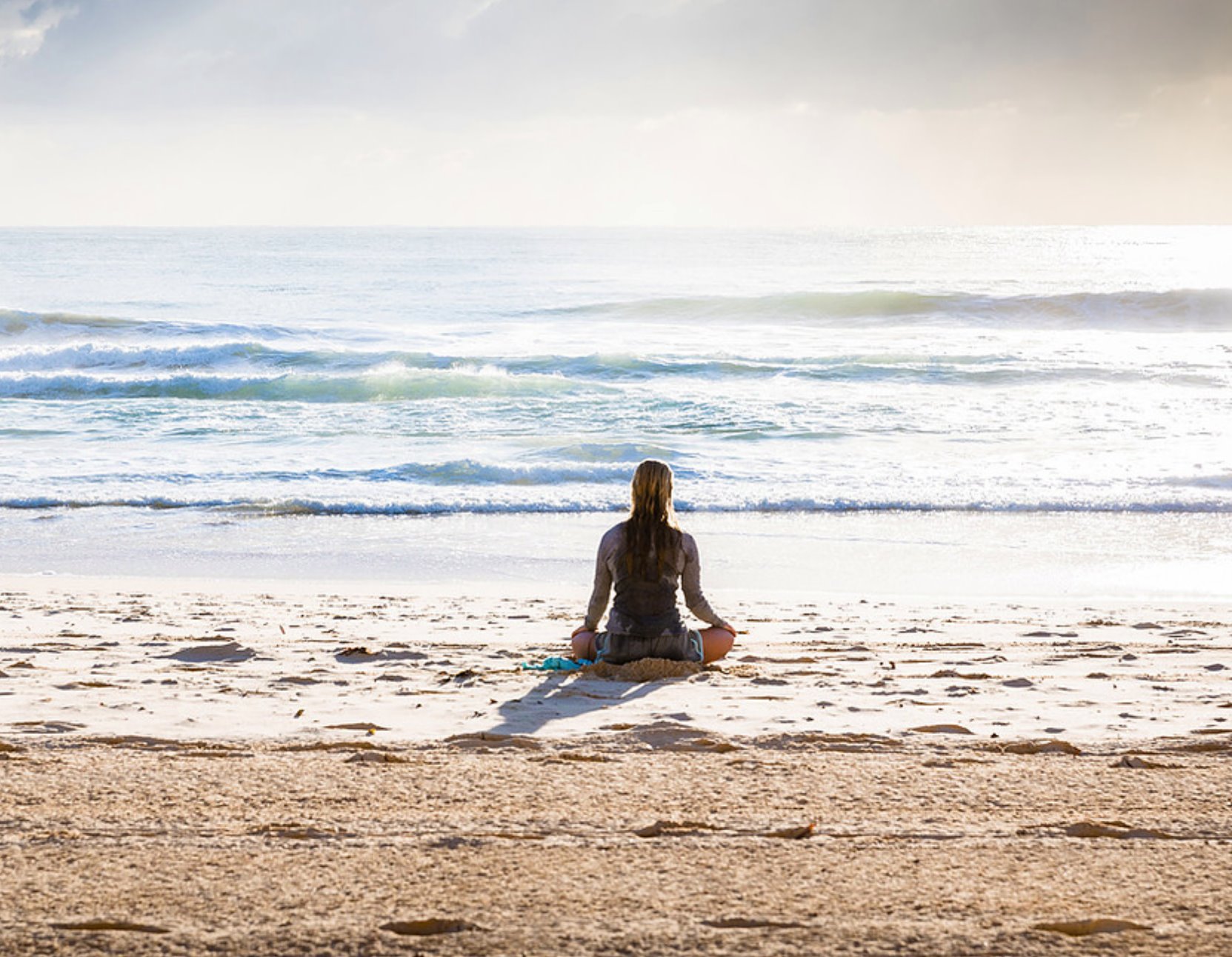 Relaxamento e Meditação na Praia