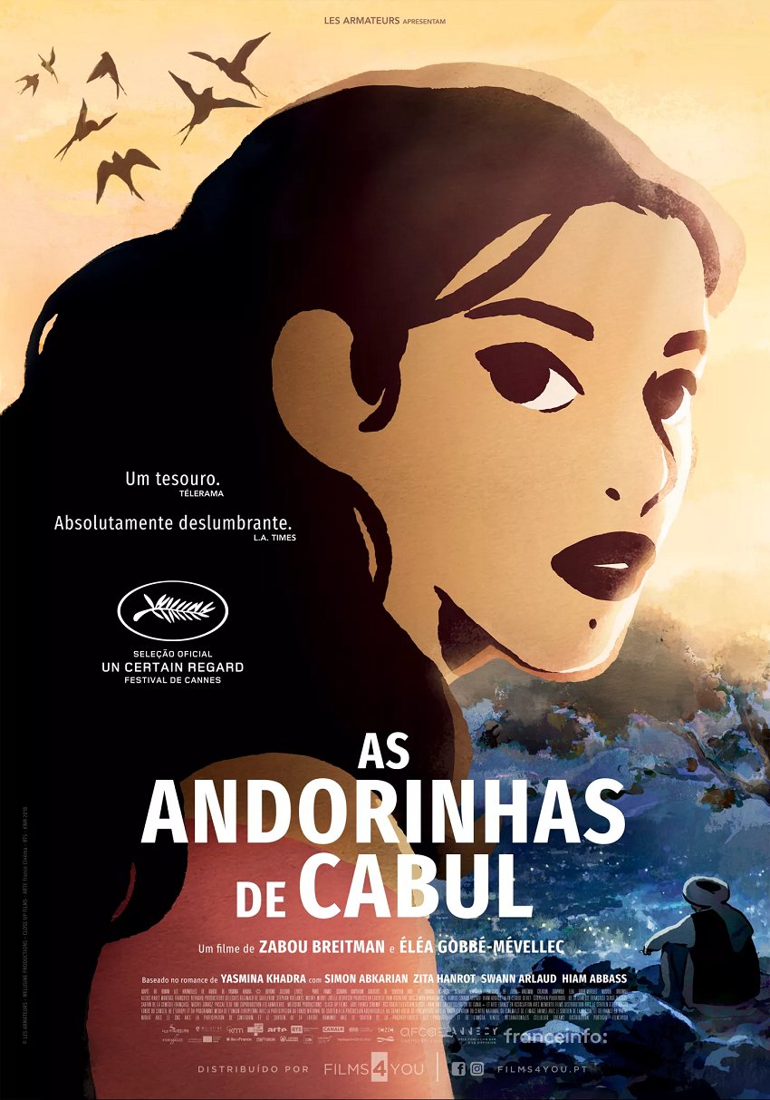 AS ANDORINHAS DE CABUL, um filme de Zabou Breitman, Eléa Gobbé-Mévellec