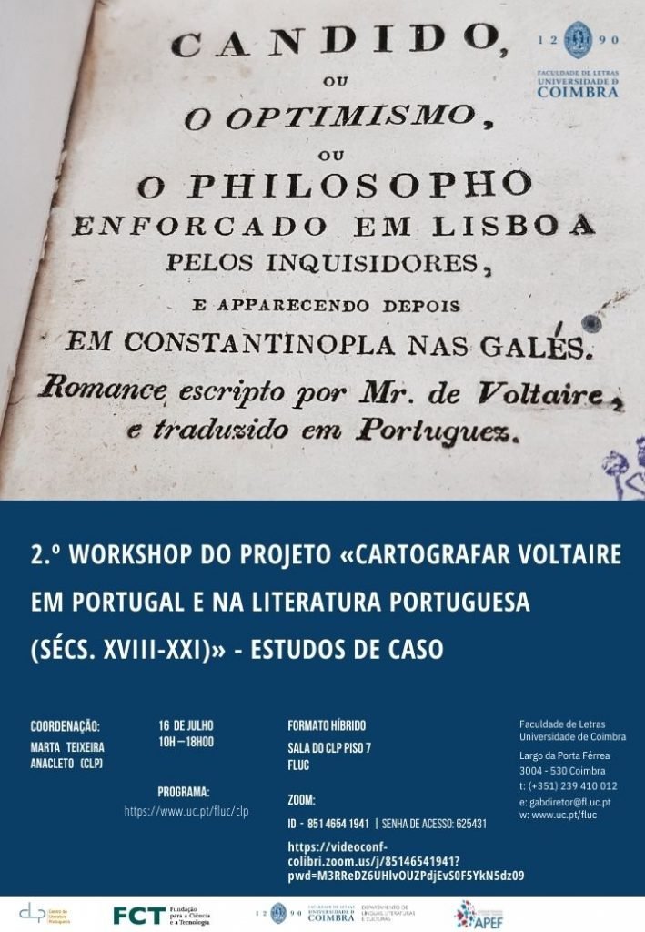 Cartografar Voltaire em Portugal e na Literatura Portuguesa (Sécs. XVIII-XXI)