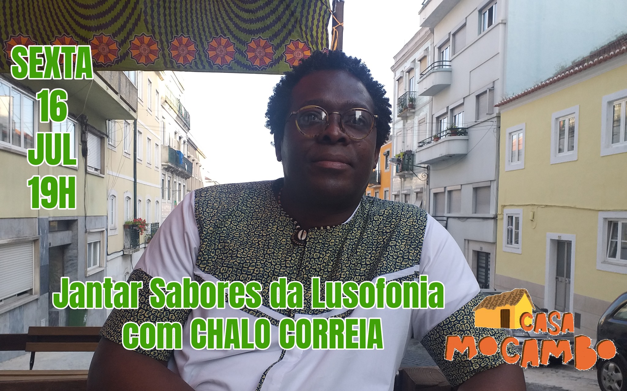 Jantar Sabores da Lusofonia com Chalo Correia