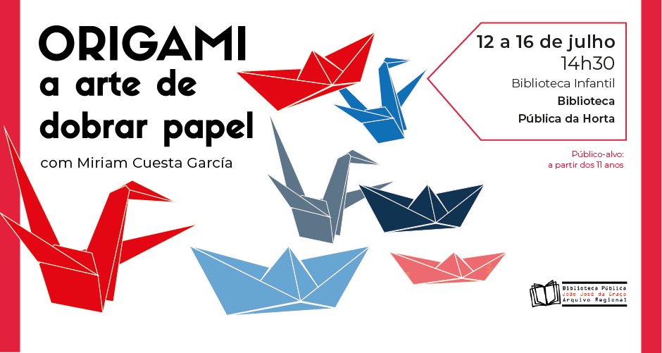 Oficina Origami: a arte de dobrar papel
