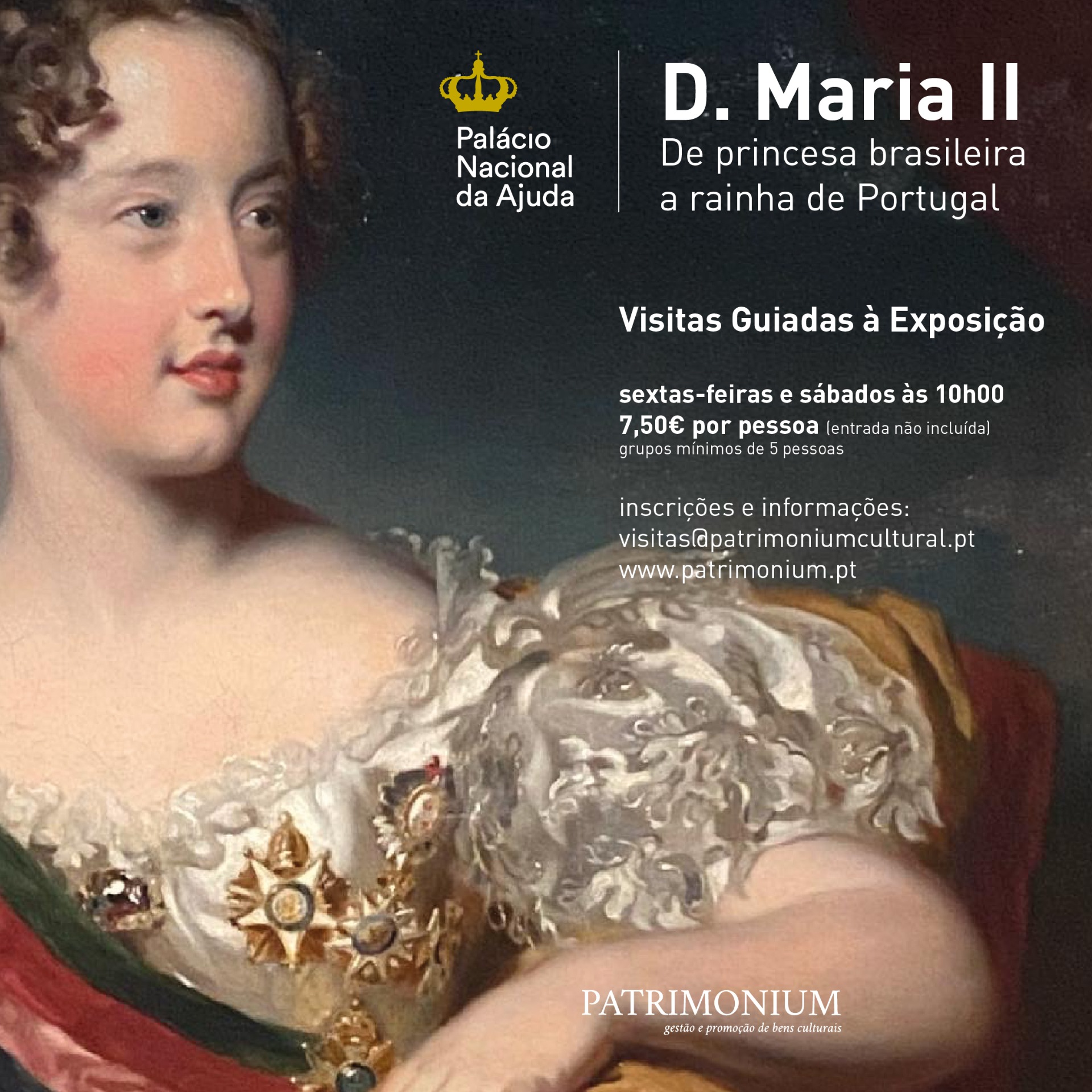 Visita guiada à exposição 'D. Maria II. De princesa brasileira a rainha de Portugal. 1819-1853'