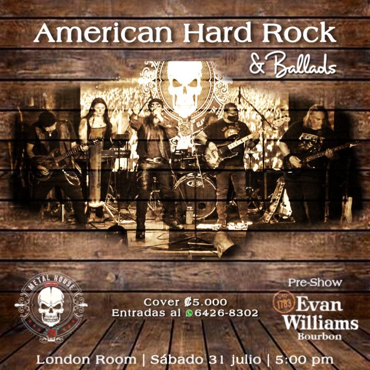 American Hard Rock & Ballads - Metal House en concierto