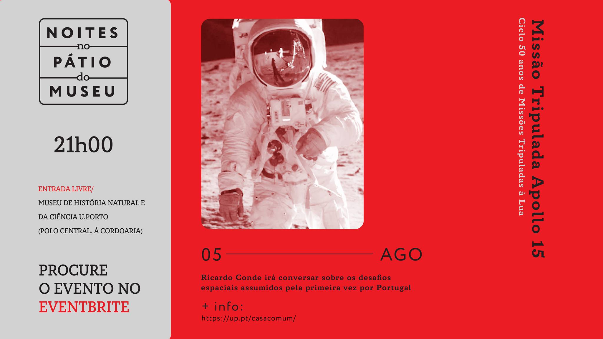 50 Anos | Missão Tripulada Apollo 15 // Noites no Pátio do Museu