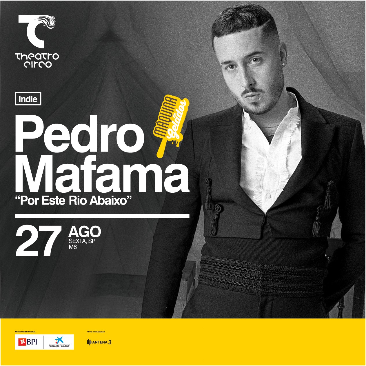 PEDRO MAFAMA - MÁQUINA DE GELADOS | Theatro Circo
