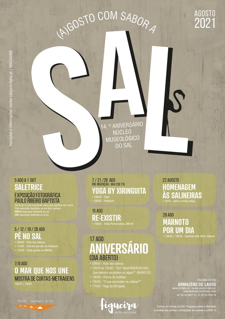 Núcleo Museológico do Sal comemora «(A) gosto com sabor a sal»