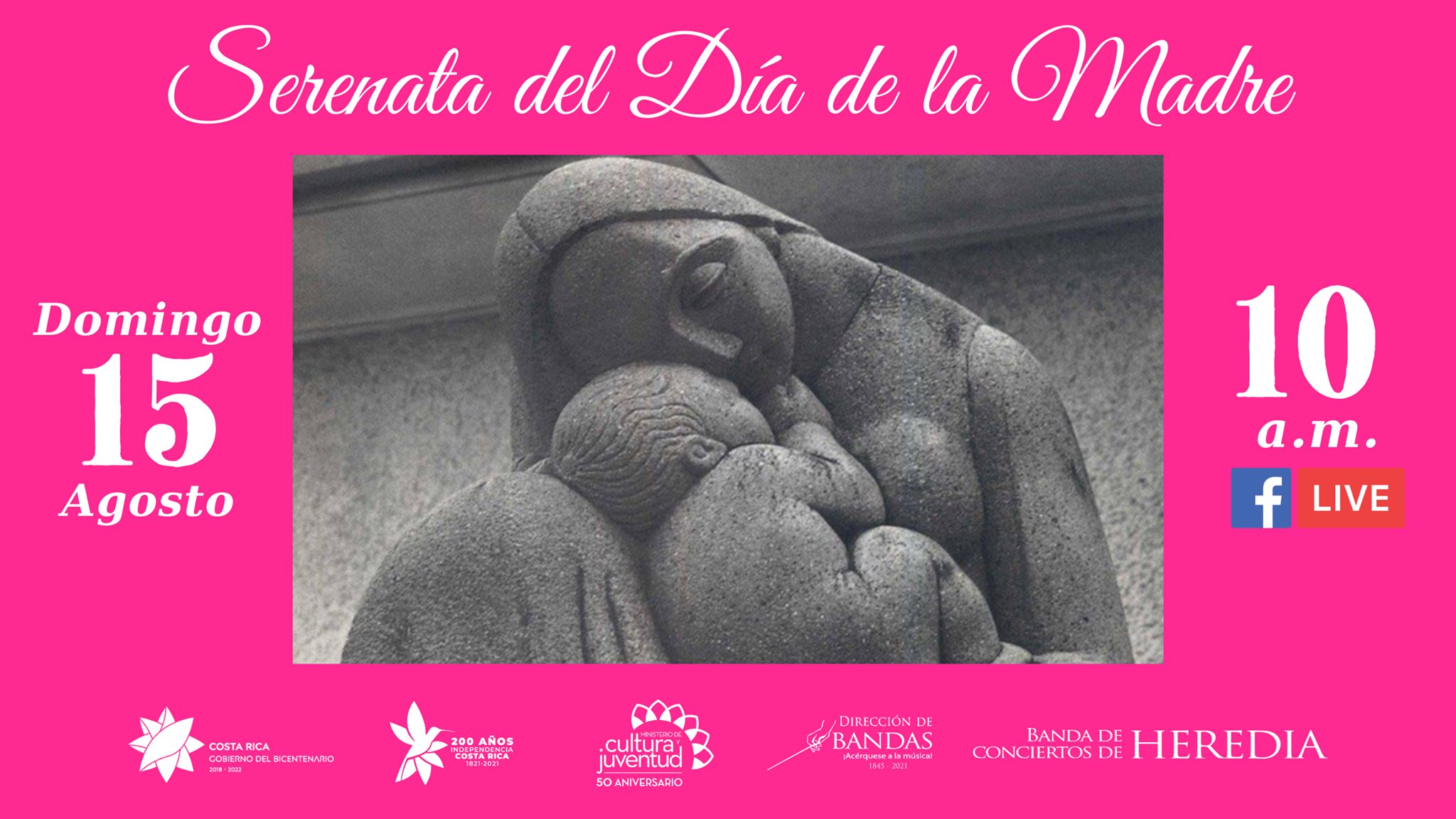 ¡Serenata del Día de la Madre junto a la Banda de Conciertos de Heredia!