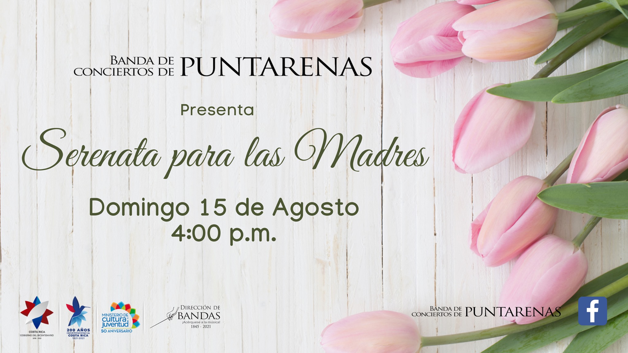 Serenata para las Madres junto a la Banda de Conciertos de Puntarenas