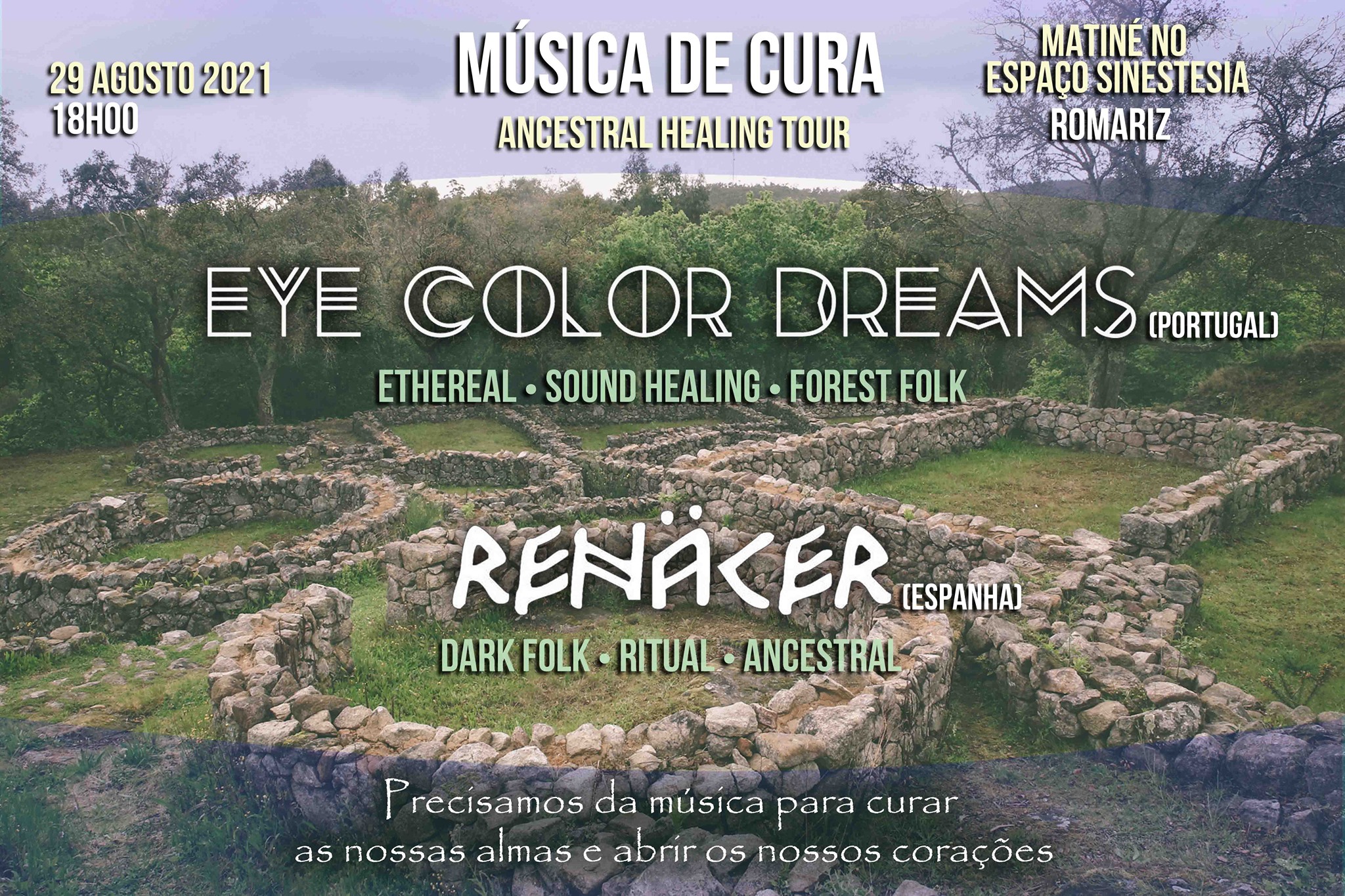 Música de Cura em Romariz - Eye Color Dreams & Renäcer