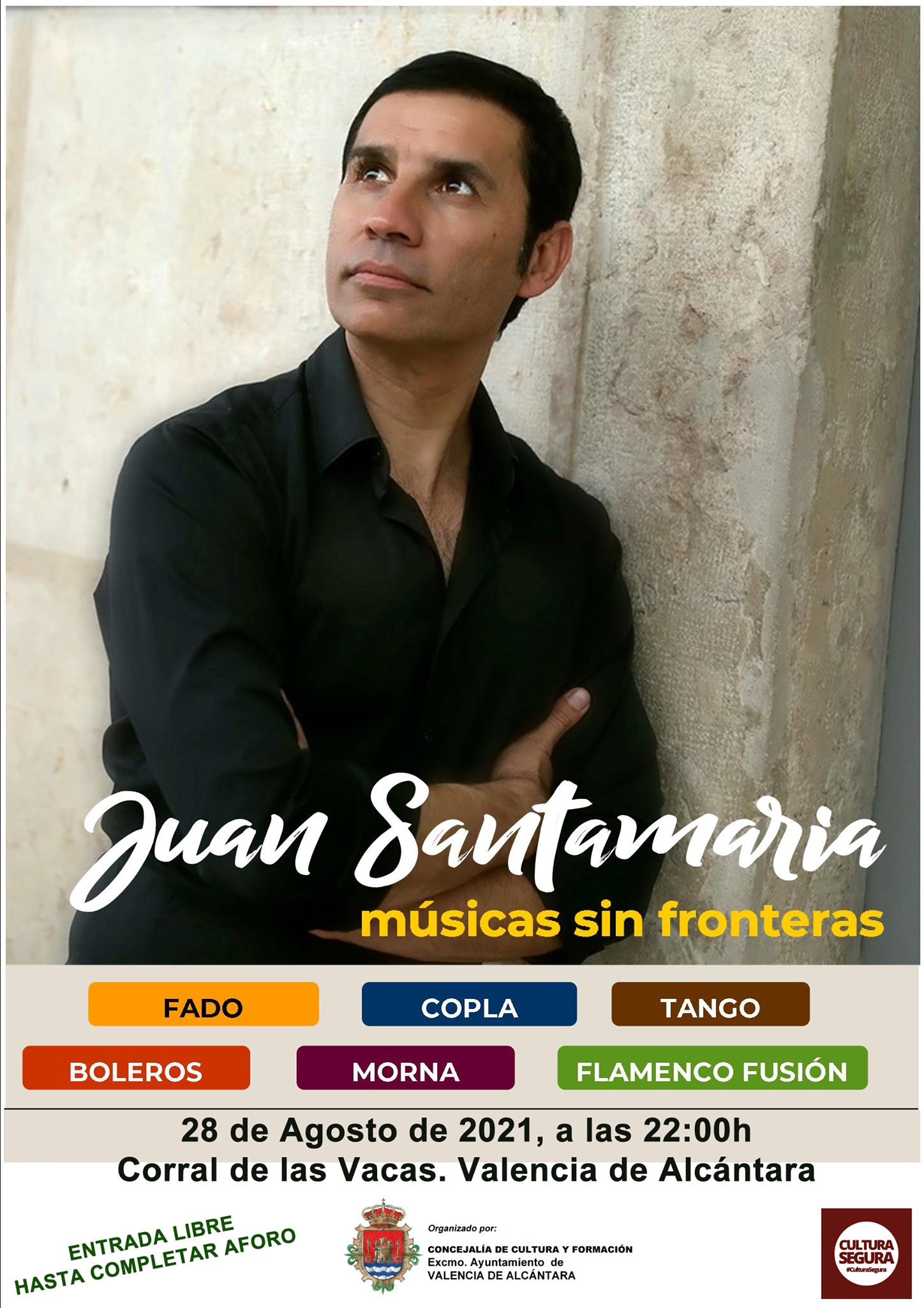 Concierto de Juan Santamaría 'Música sin fronteras'