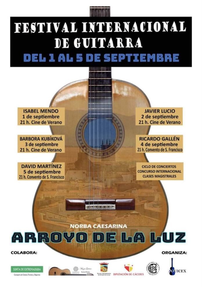 Festival Internacional de Guitarra ‘Norba Caesarina’ | Arroyo de la Luz