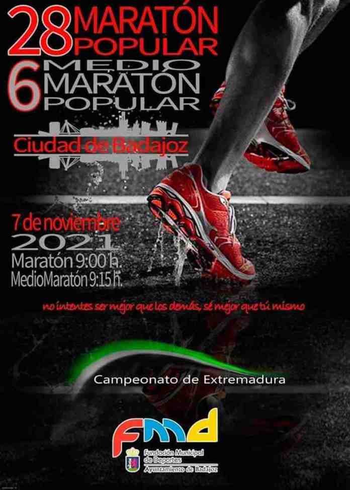 28.ª Maratón y 6.ª Medio Maratón ‘Ciudad de Badajoz’