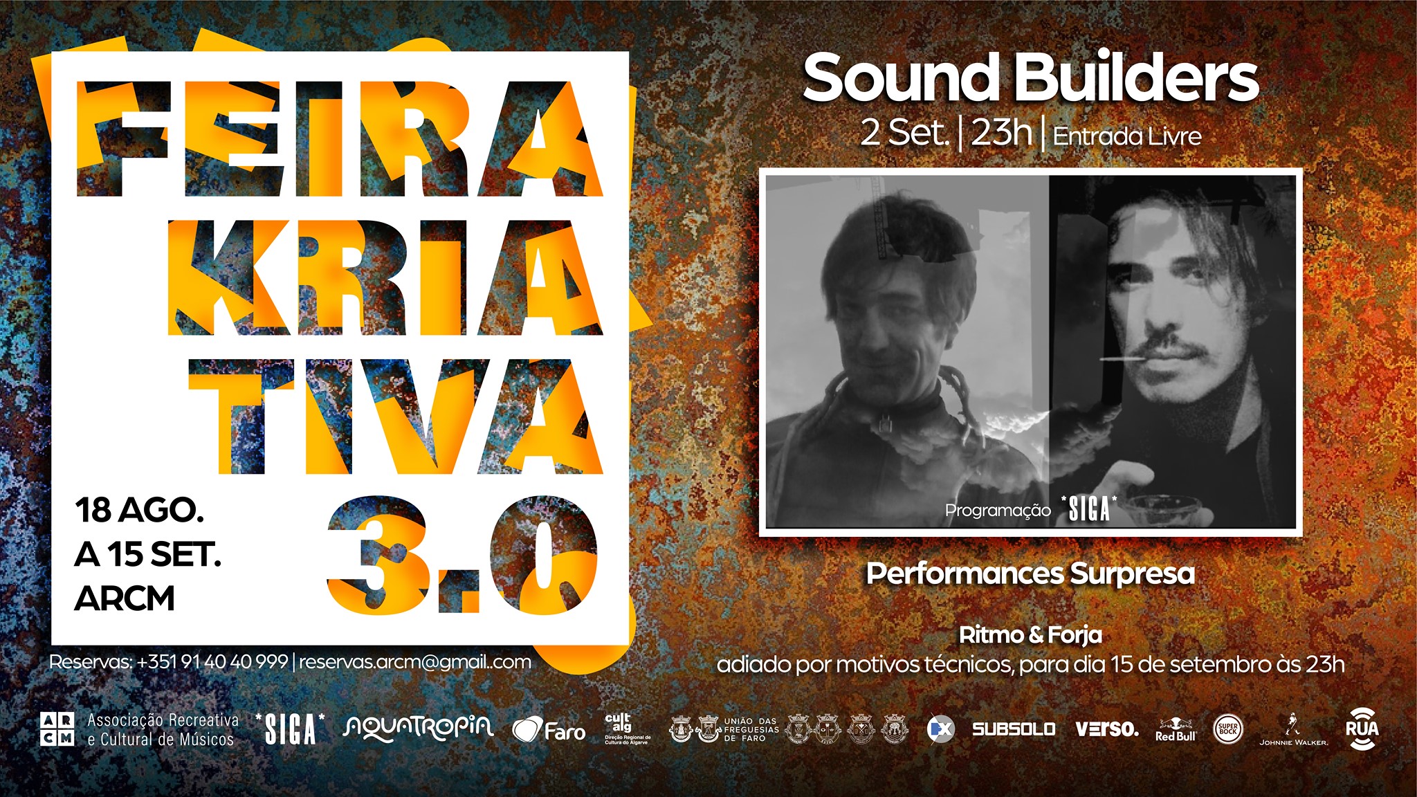 Feira Kriativa 3.0 | Sound Builders | Performances surpresa