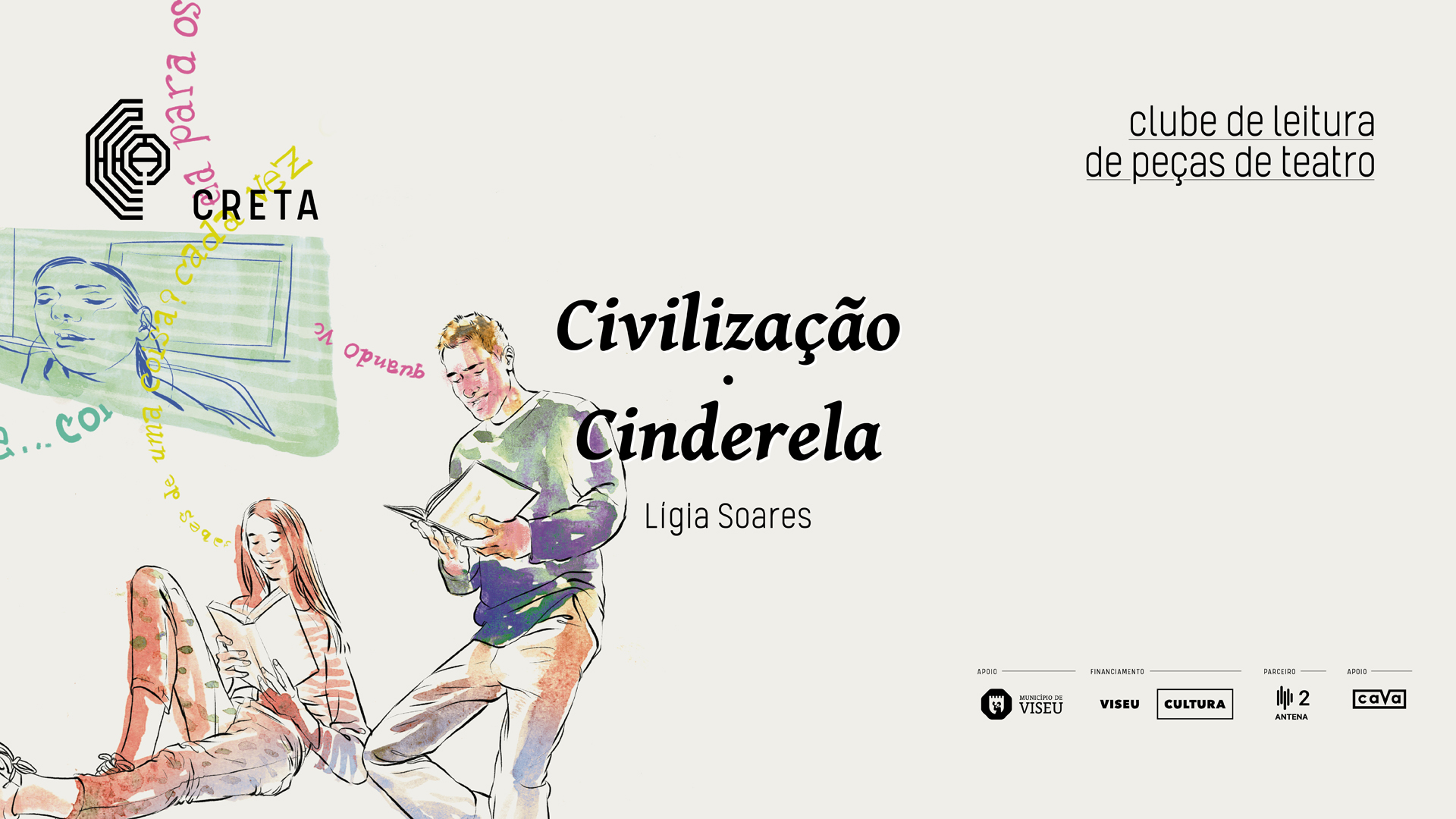 Clube de Leitura de Peças de Teatro: 'Civilização' e 'Cinderela' de Lígia Soares