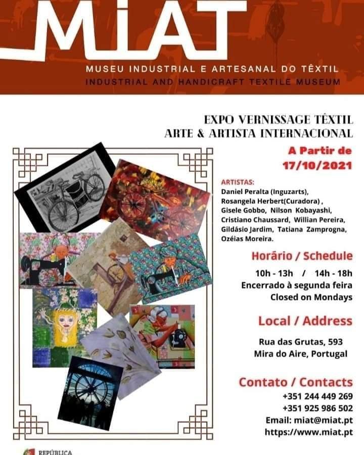Exposição 'Vernissage Têxtil Arte & Artista Internacional'