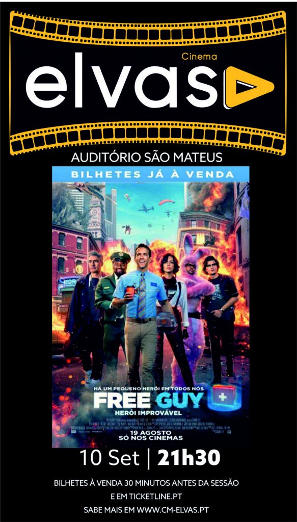 Cinema – Free Guy – Um herói improvável
