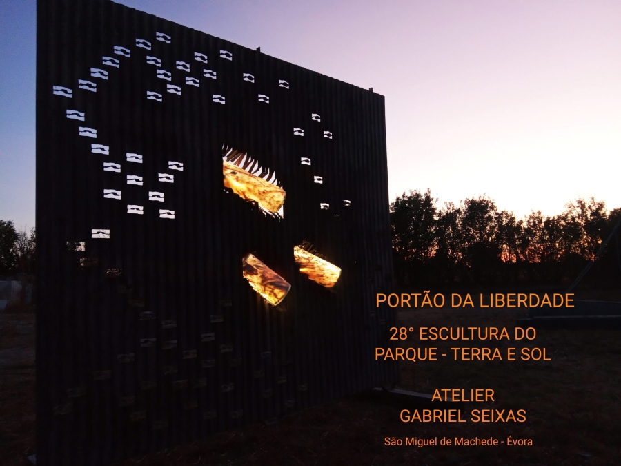 PORTÃO DA LIBERDADE – Apresentação publica da 28º Escultura do TERRA e SOL – Parque de Esculturas / Atelier Gabriel Seixas