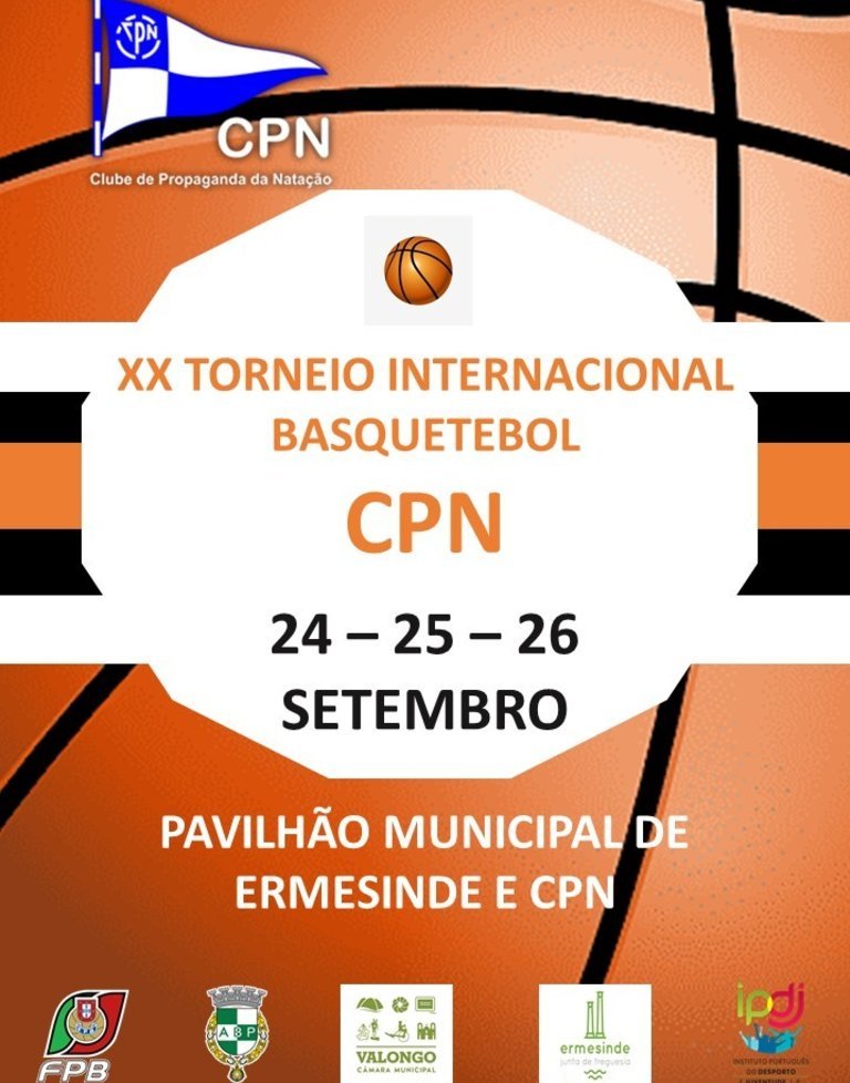 Ermesinde acolhe XX Torneio Internacional de Basquetebol do CPN