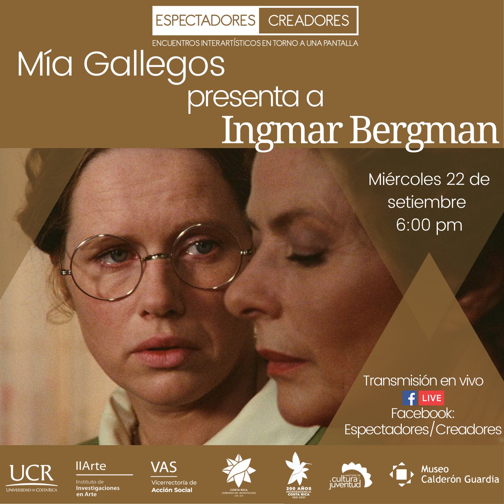 Mía Gallegos presenta a Ingmar Bergman