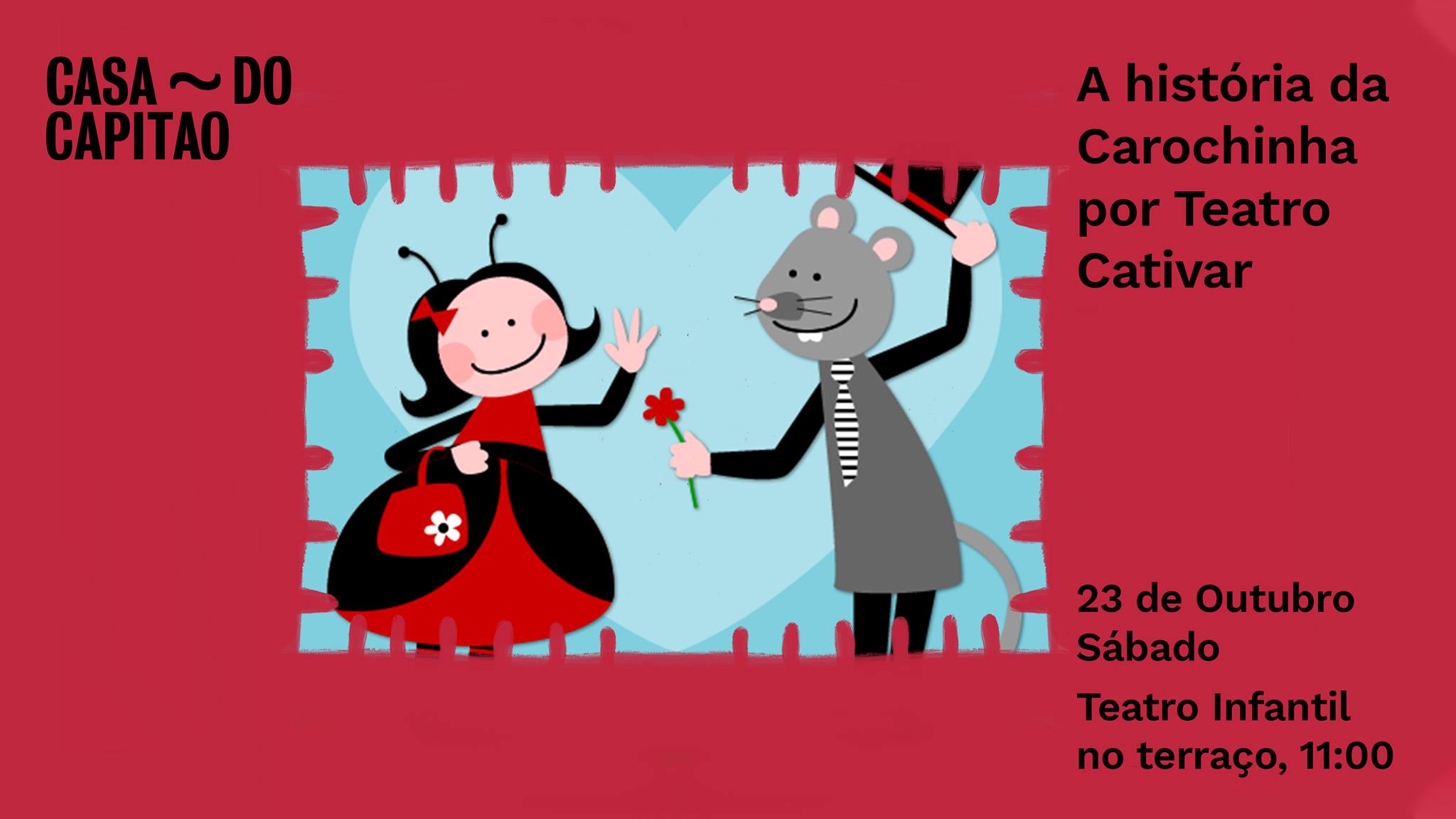 A história da Carochina por Teatro Cativar • Teatro Infantil no terraço