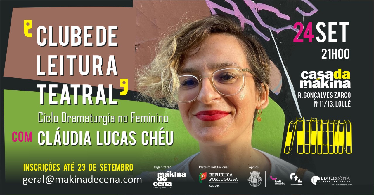 Clube de Leitura Teatral de Loulé | Cláudia Lucas Chéu