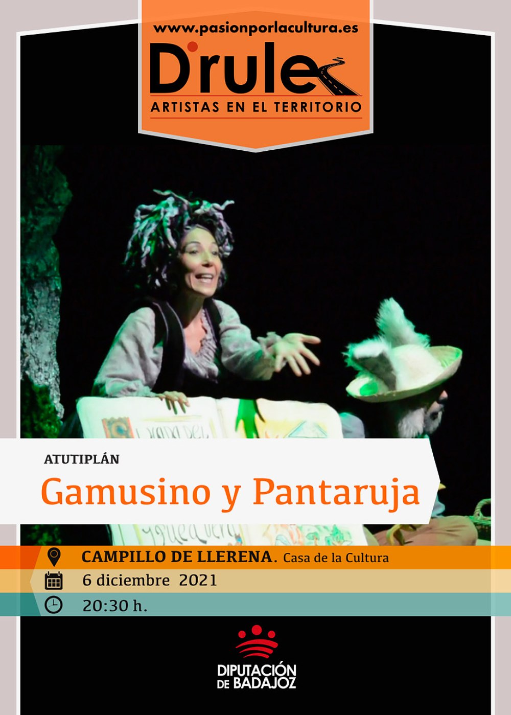 TEATRO | D'Rule 21: «Gamusino y Pantaruja», de Cía. Atutiplan