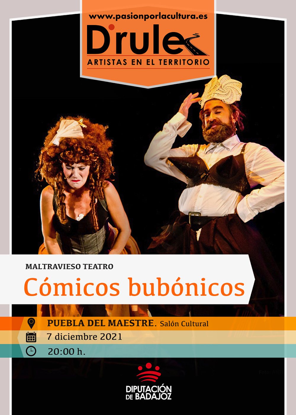 TEATRO | D'Rule 21: «Cómicos bubónicos», de Maltravieso Teatro