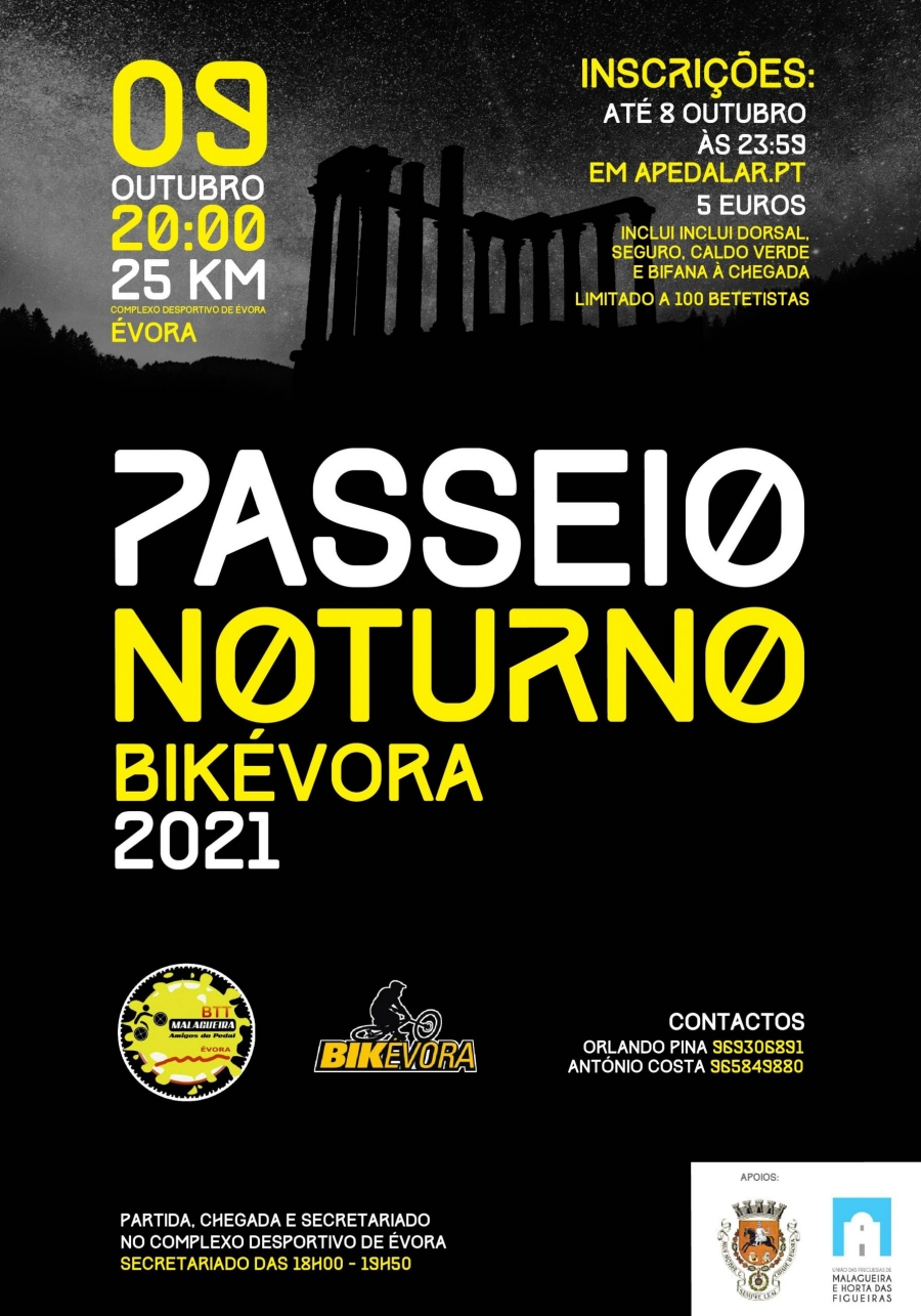 Festa da Bicicleta 2021 – Passeio Noturno