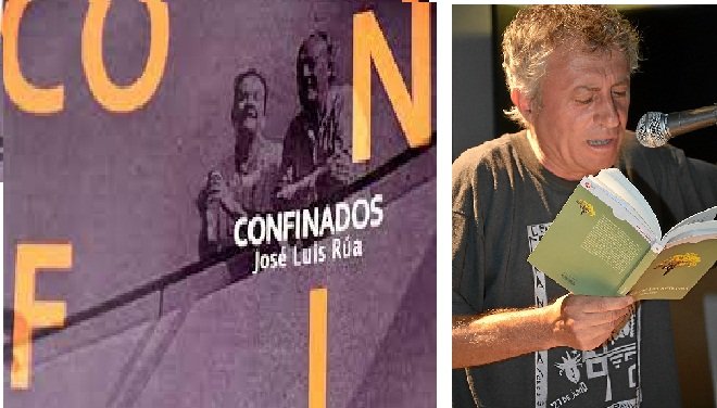 Apresentação dos livros “Confinados” de José Luis Rúa e “Taller de palabras” de Eládio Orta
