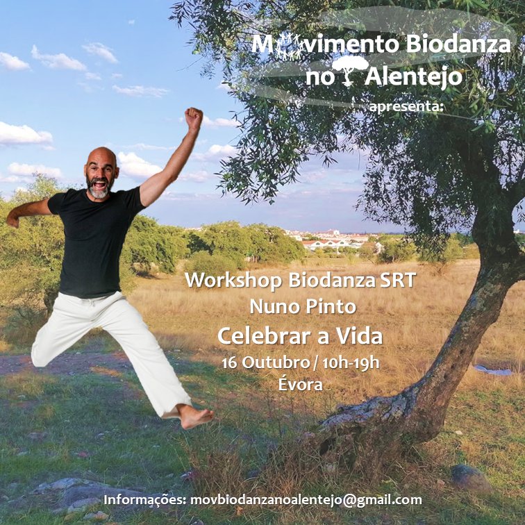 “Celebrar a Vida” – Workshop de Biodanza SRT com Nuno Pinto