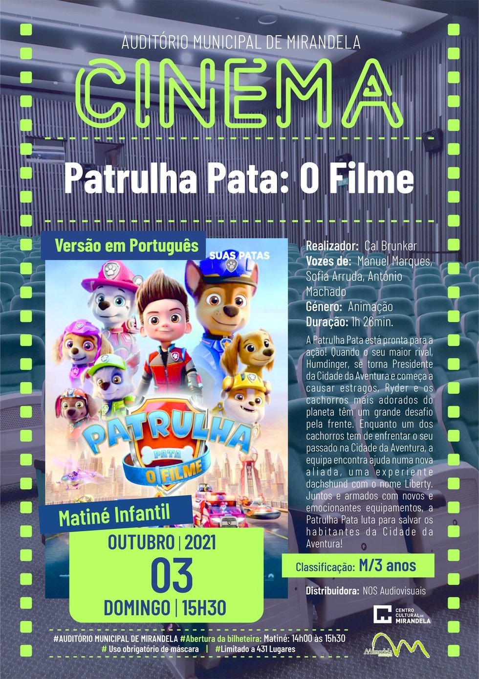 Cinema - Patrulha Pata: o filme