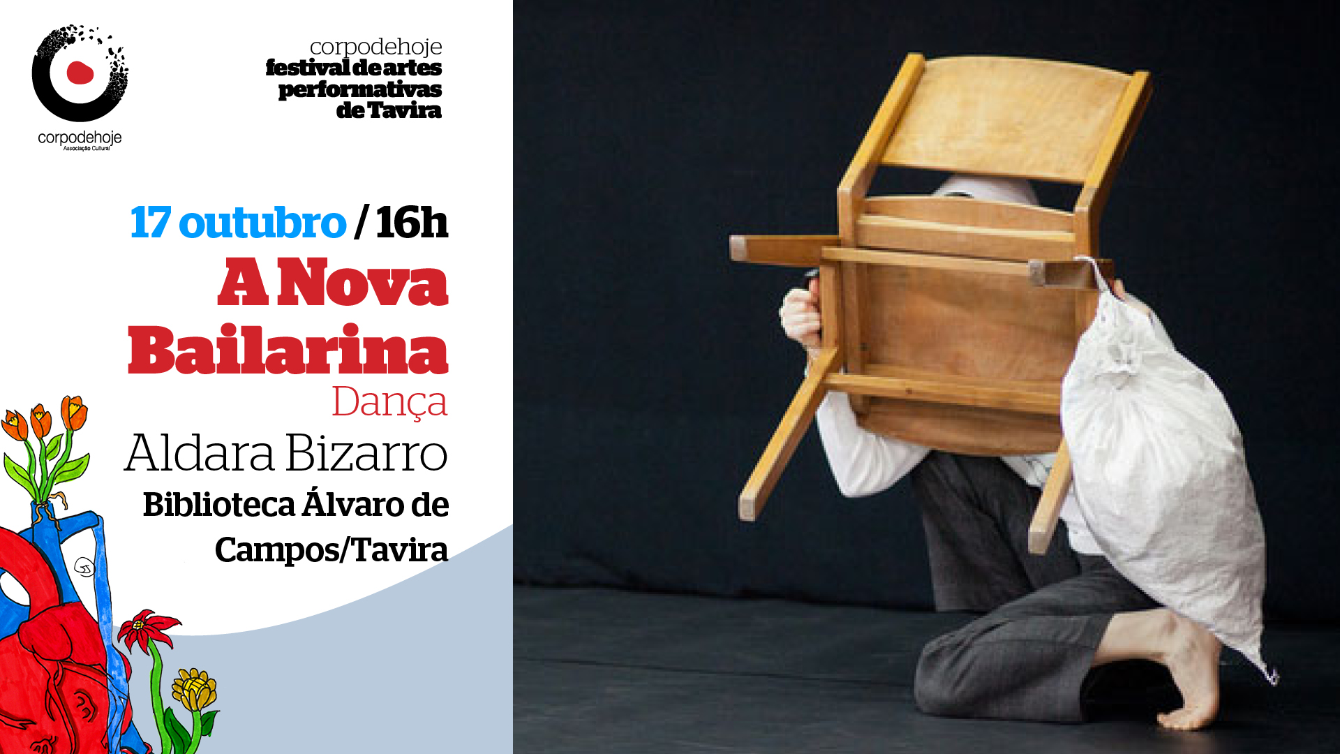 A Nova Bailarina de Aldara Bizarro  | CORPO DE HOJE festival de artes performativas de Tavira 2021