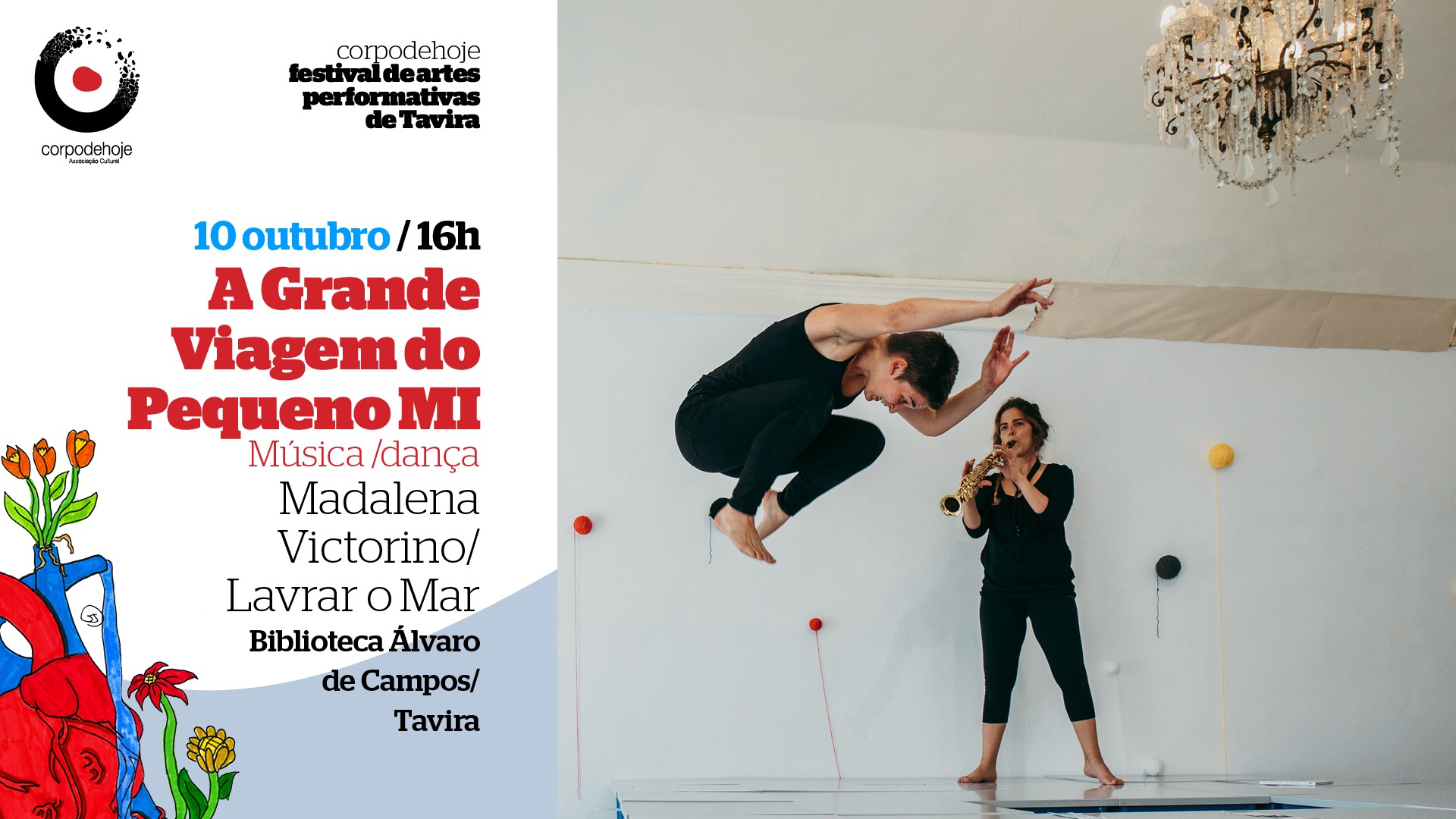 A Grande Viagem do pequeno MI | CORPO DE HOJE festival de artes performativas de Tavira 2021