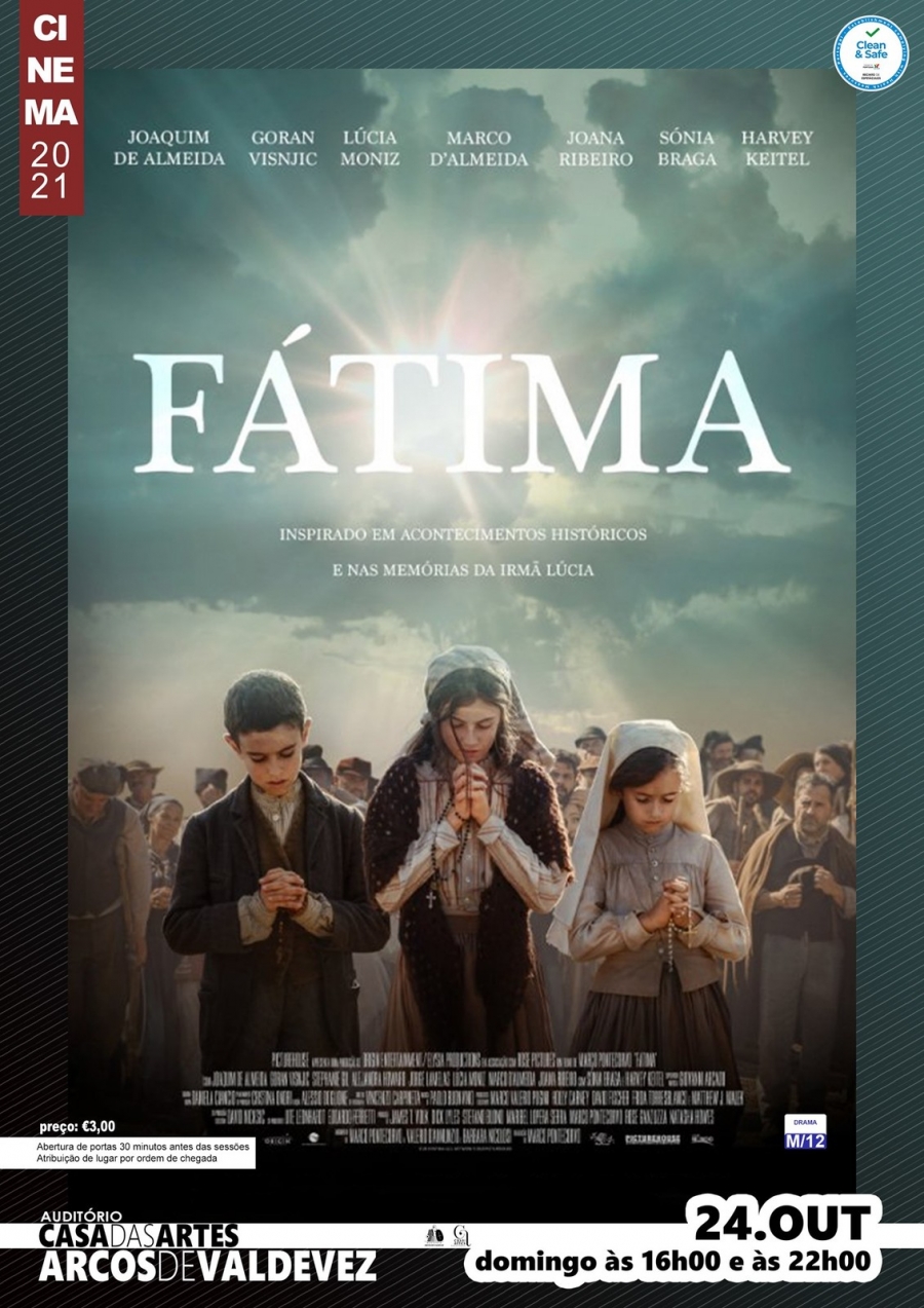 Exibição do filme 'Fátima'