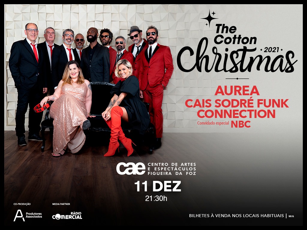 “The Cotton Christmas”, com Aurea e Cais Sodré Funk Connection