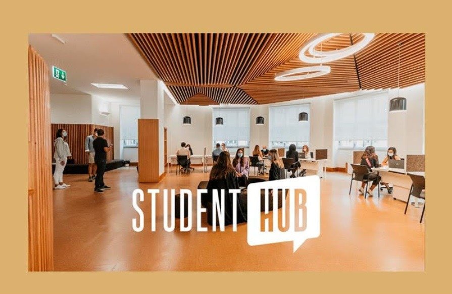 Cerimónia de inauguração do Student Hub