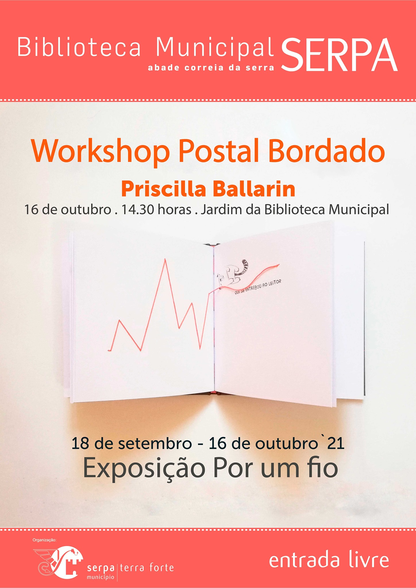 Workshop de Postal Bordado