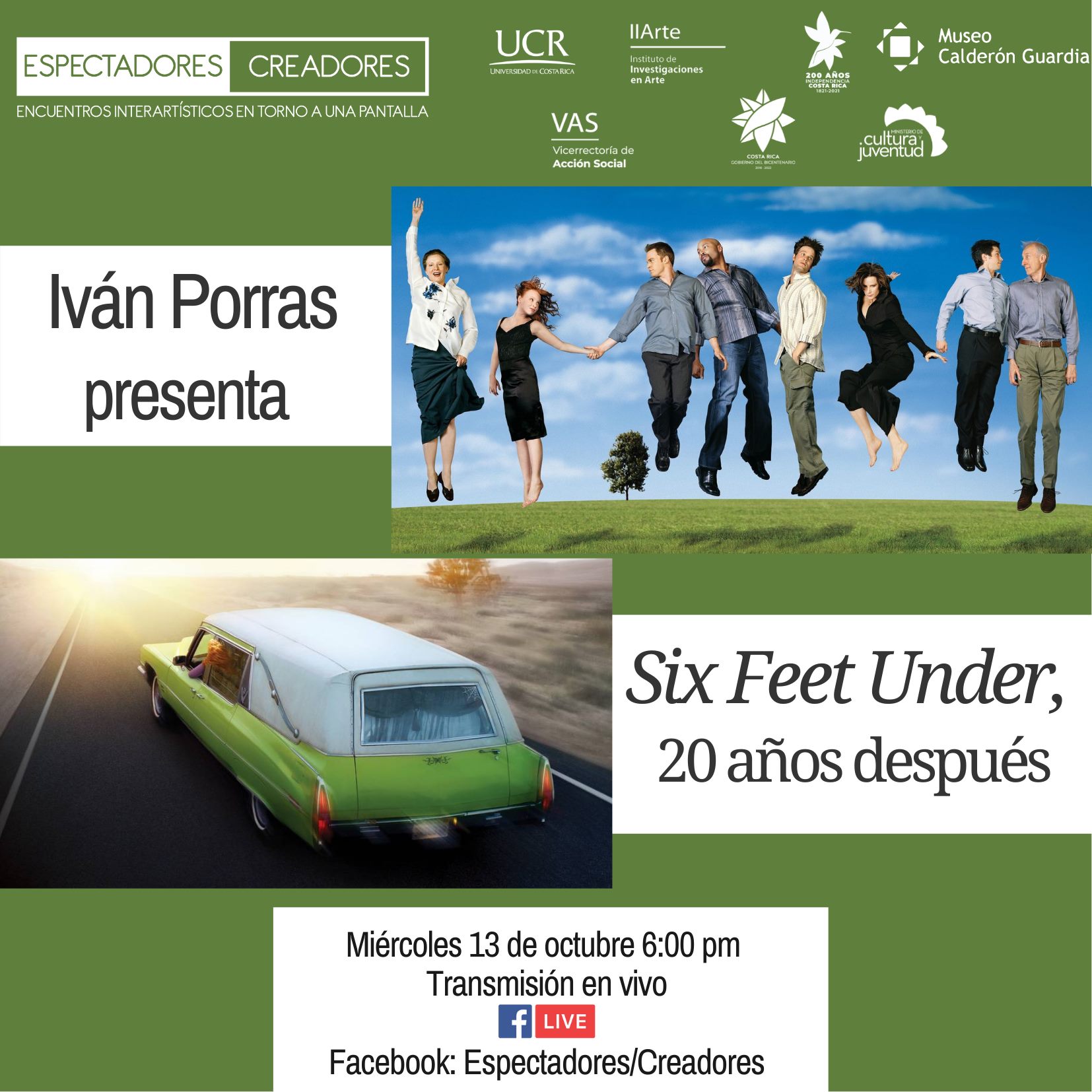 Iván Porras presenta Six Feet Under, 20 años después