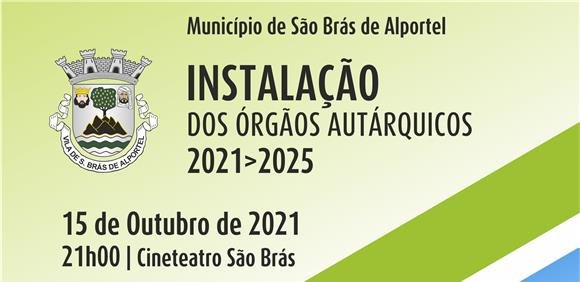 Cerimónia de Instalação dos Órgãos do Município 2021-2025