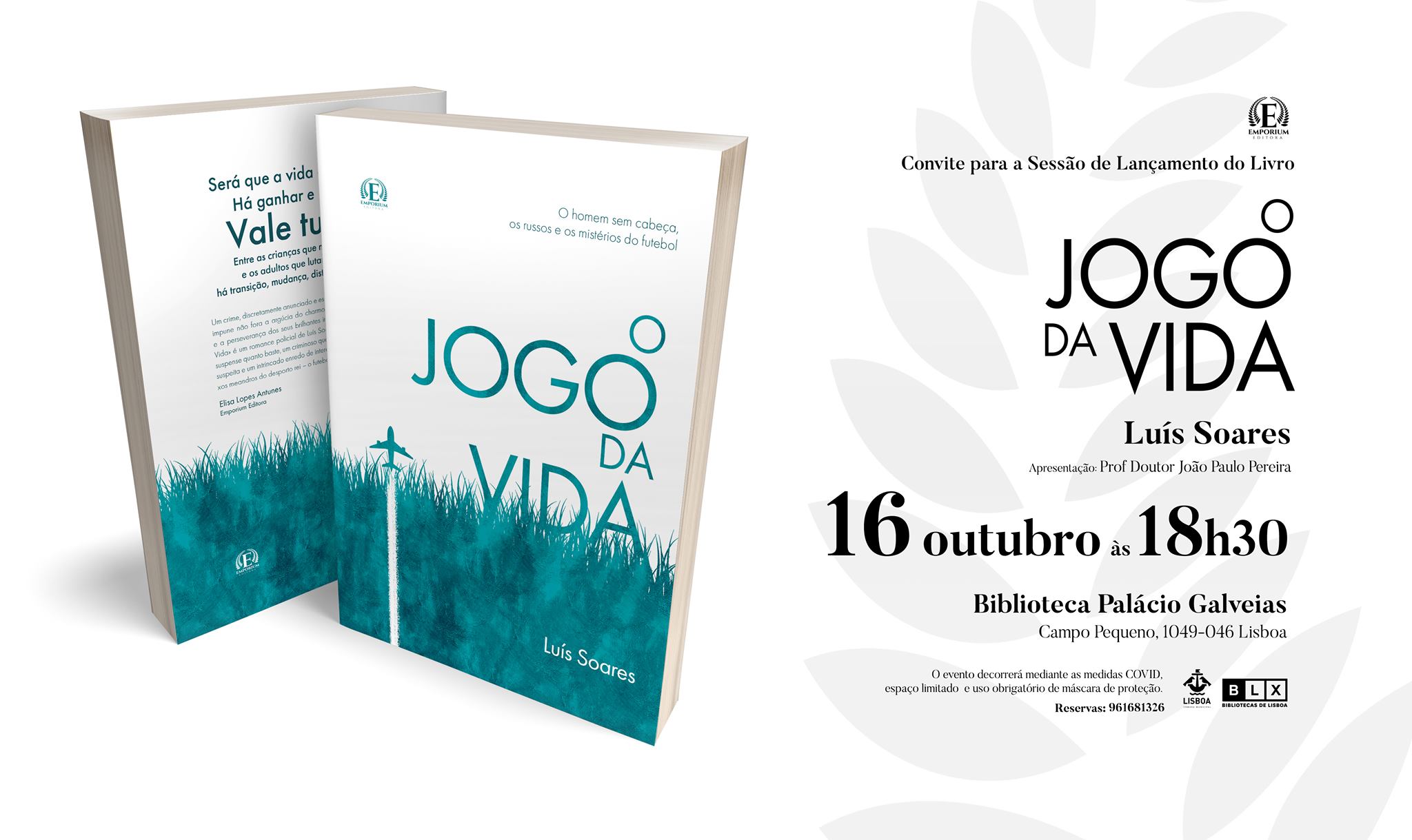 Lançamento do Livro 'O Jogo da Vida', de Luís Soares
