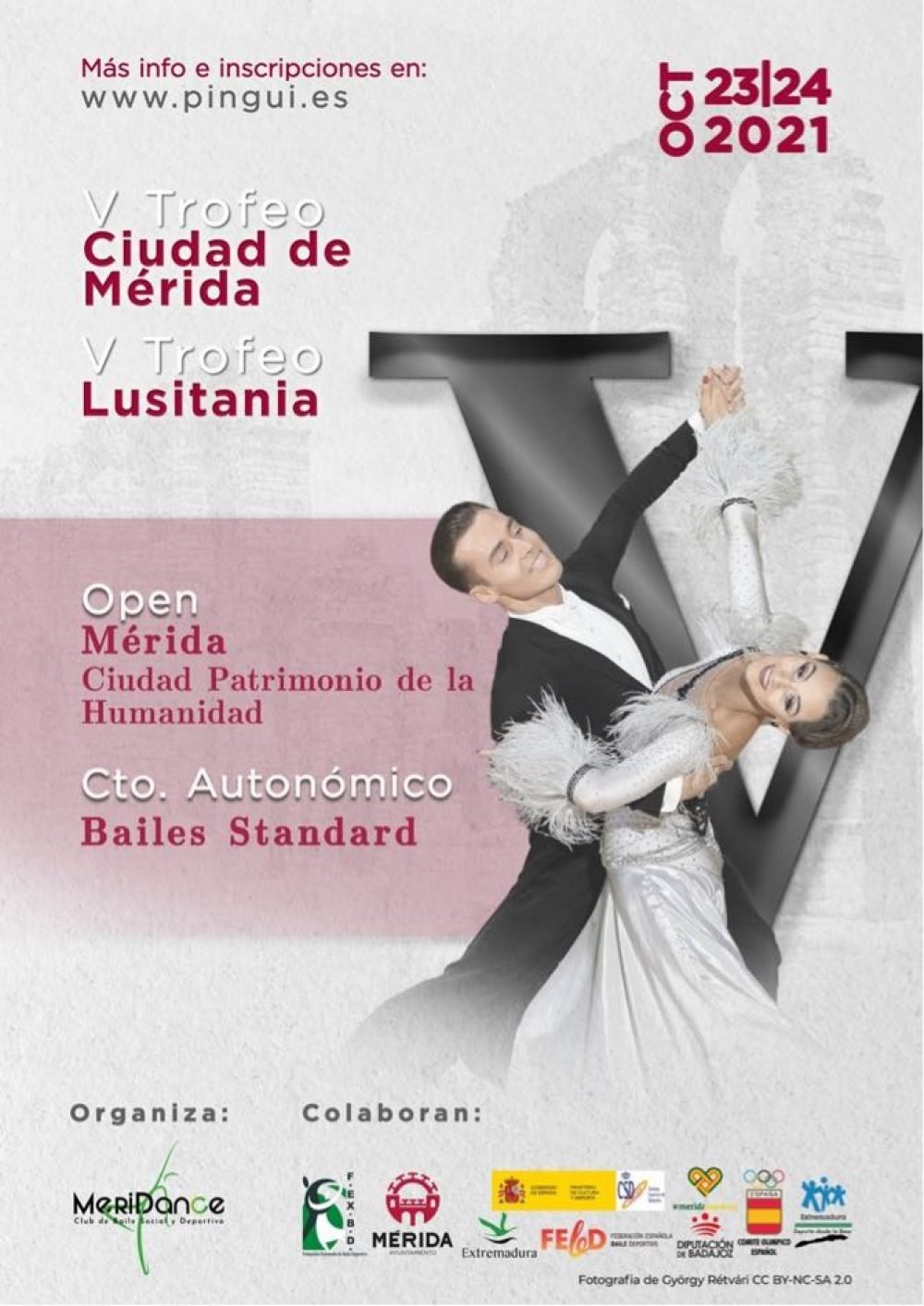 V Campeonato de Baile Deportivo Trofeo Ciudad de Mérida y Trofeo Lusitania