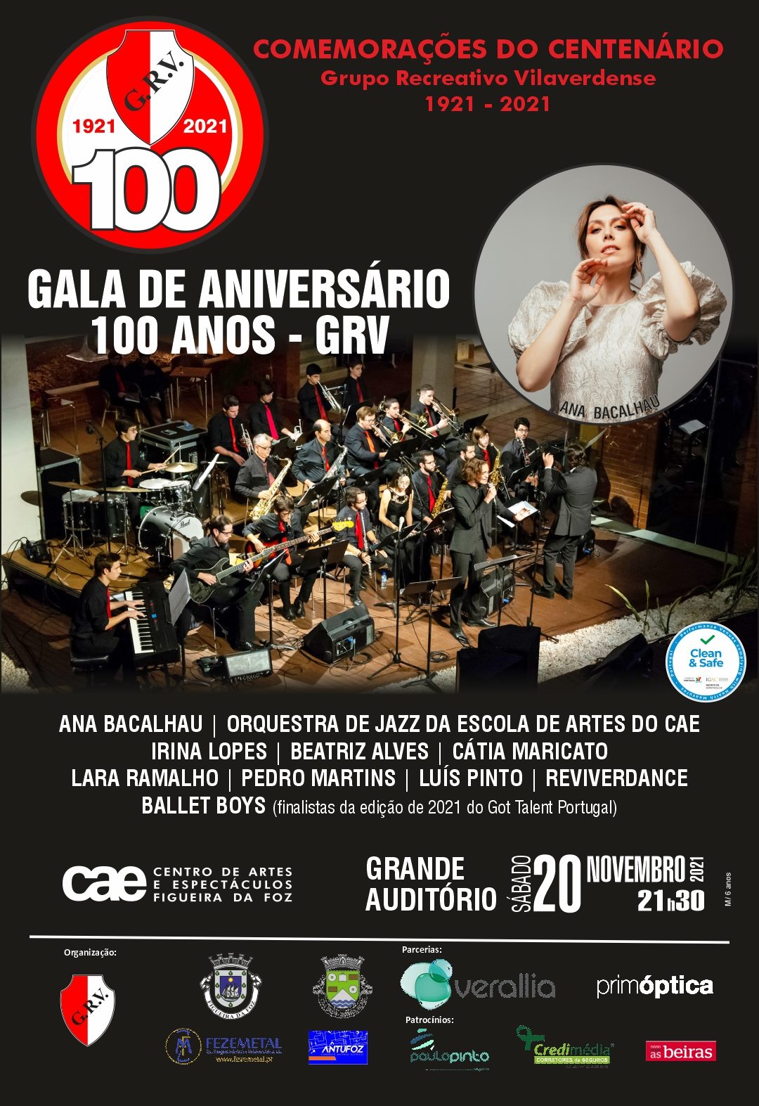 Gala de Aniversário 100 Anos do Grupo Recreativo Vilaverdense