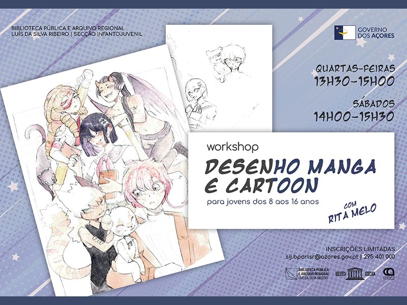 Workshop de Desenho Manga e Cartoon