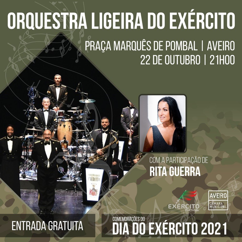 Concerto da Orquestra Ligeira do Exército | Rita Guerra