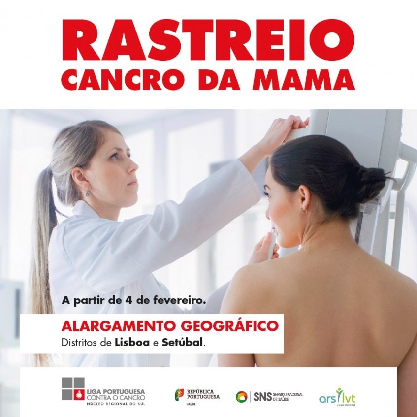 Rastreio gratuito do Cancro da Mama