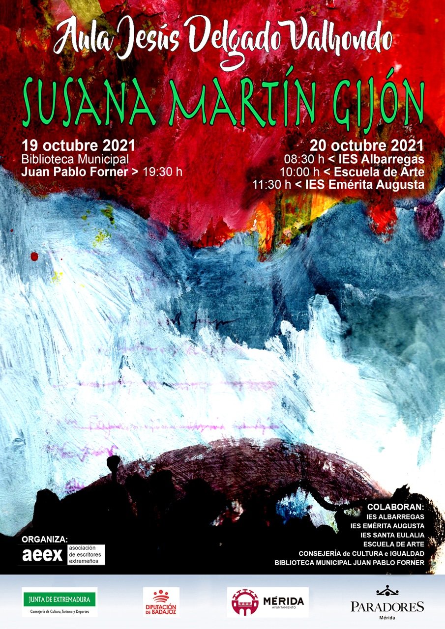 Aula literaria Jesús Delgado Valhondo: Susana Martín Gijón