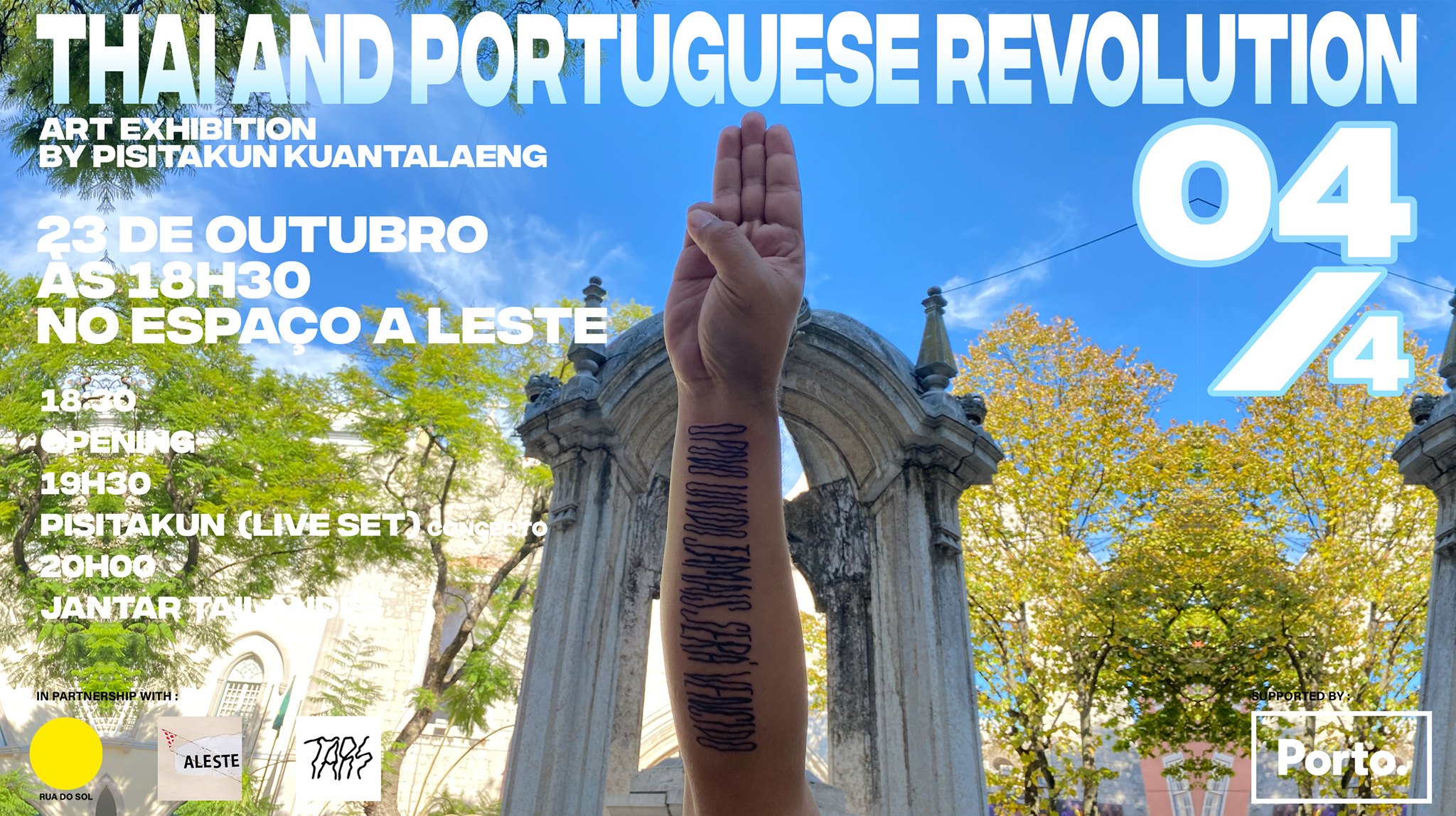 Thai and Portuguese Revolution - Pisitakun Kuantalaeng, inauguração