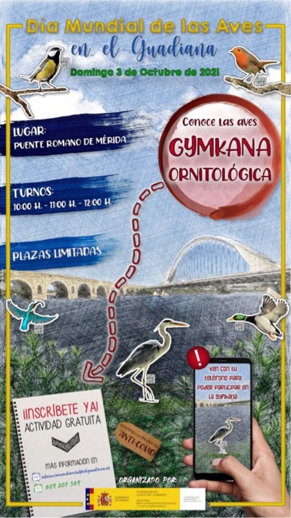 Gymkana Ornitológica ‘Día Mundial de las Aves en el Guadiana’